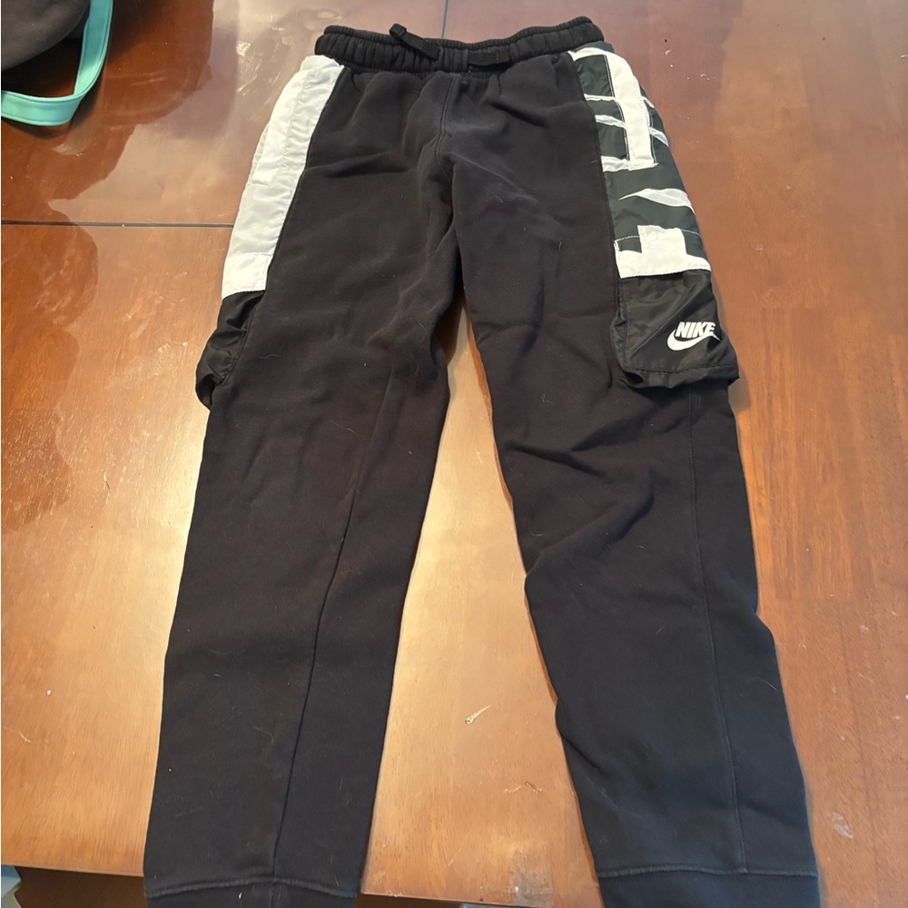 Nike Kids Black and Gray Joggers